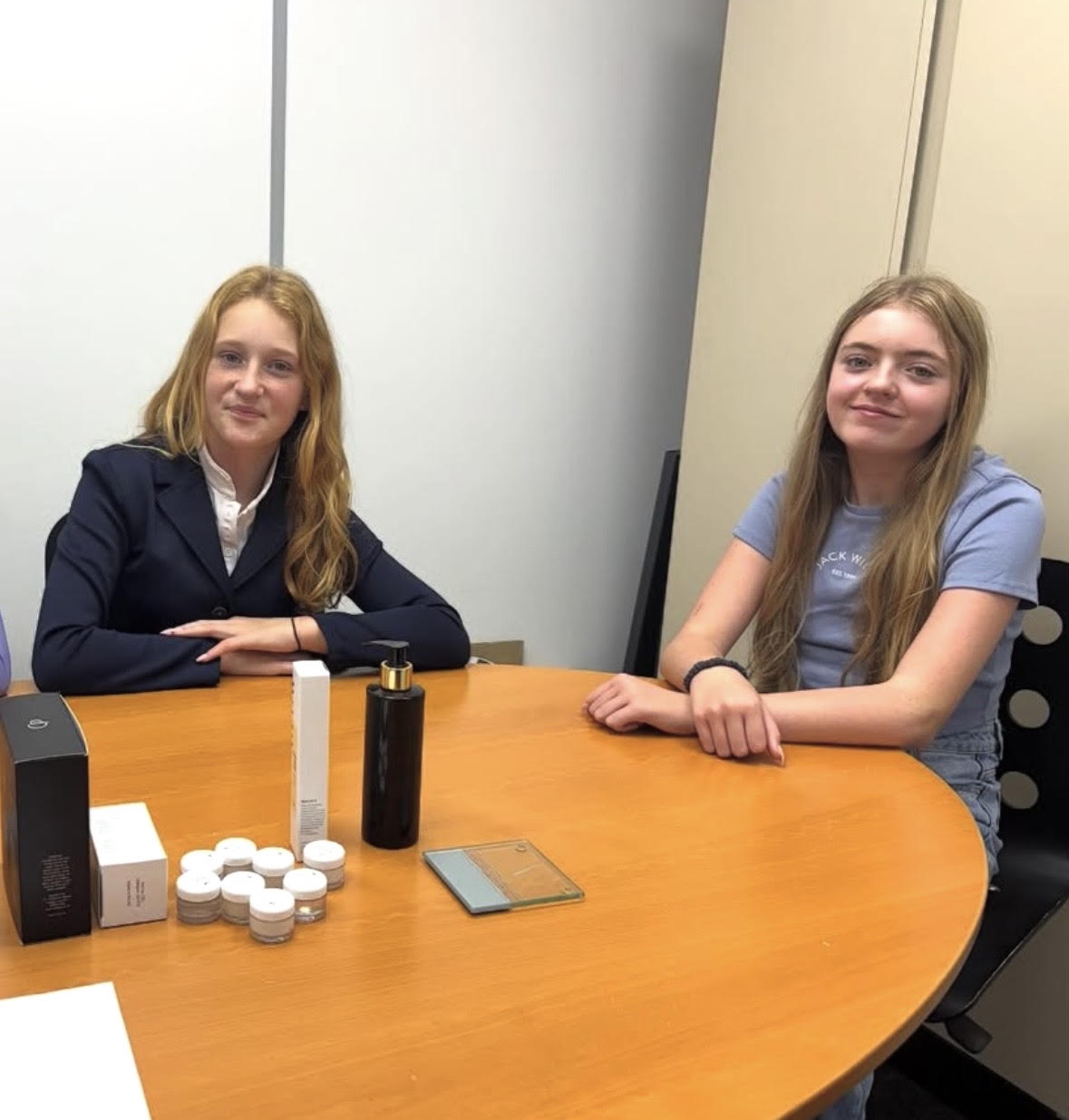 Girls exploring sports and self-care products